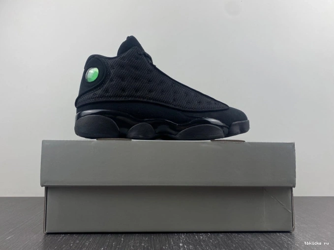 Cheap TB Black Air Retro Jordan 414571-011 13 Cat 0814